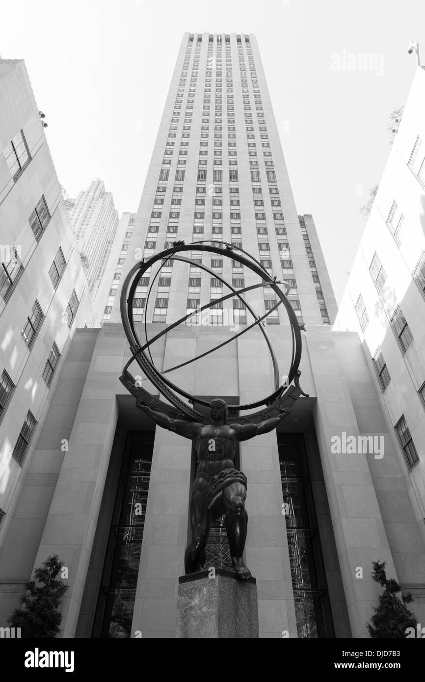 Rockefeller Center Statue of Atlas, Fifth Avenue, Manhattan, New York