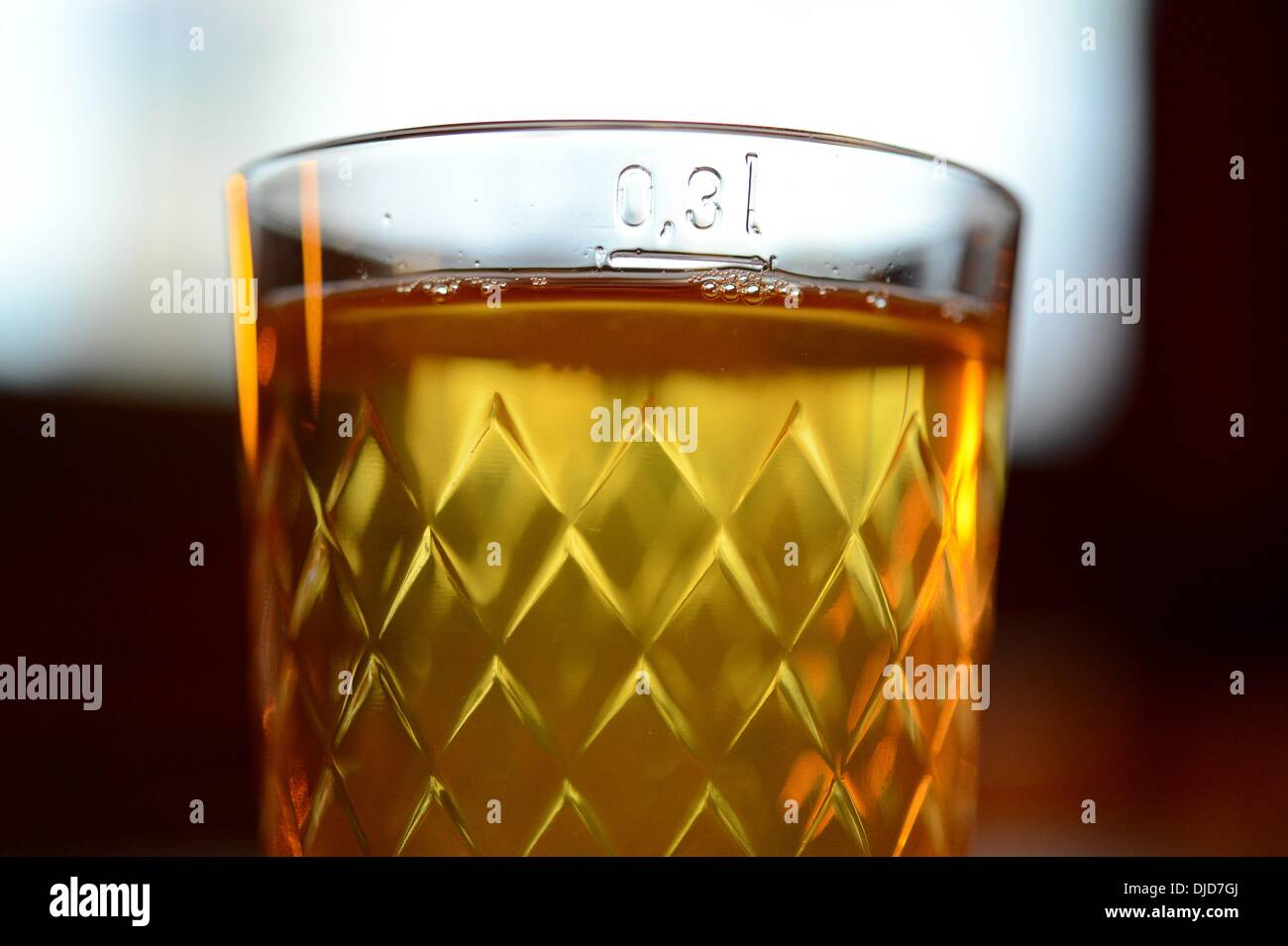 Traditional german drink Applewine) in Frankfurt. Photo Frank May