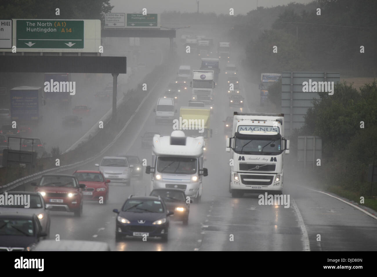 Busy a14 dual carriageway hi-res stock photography and images - Alamy