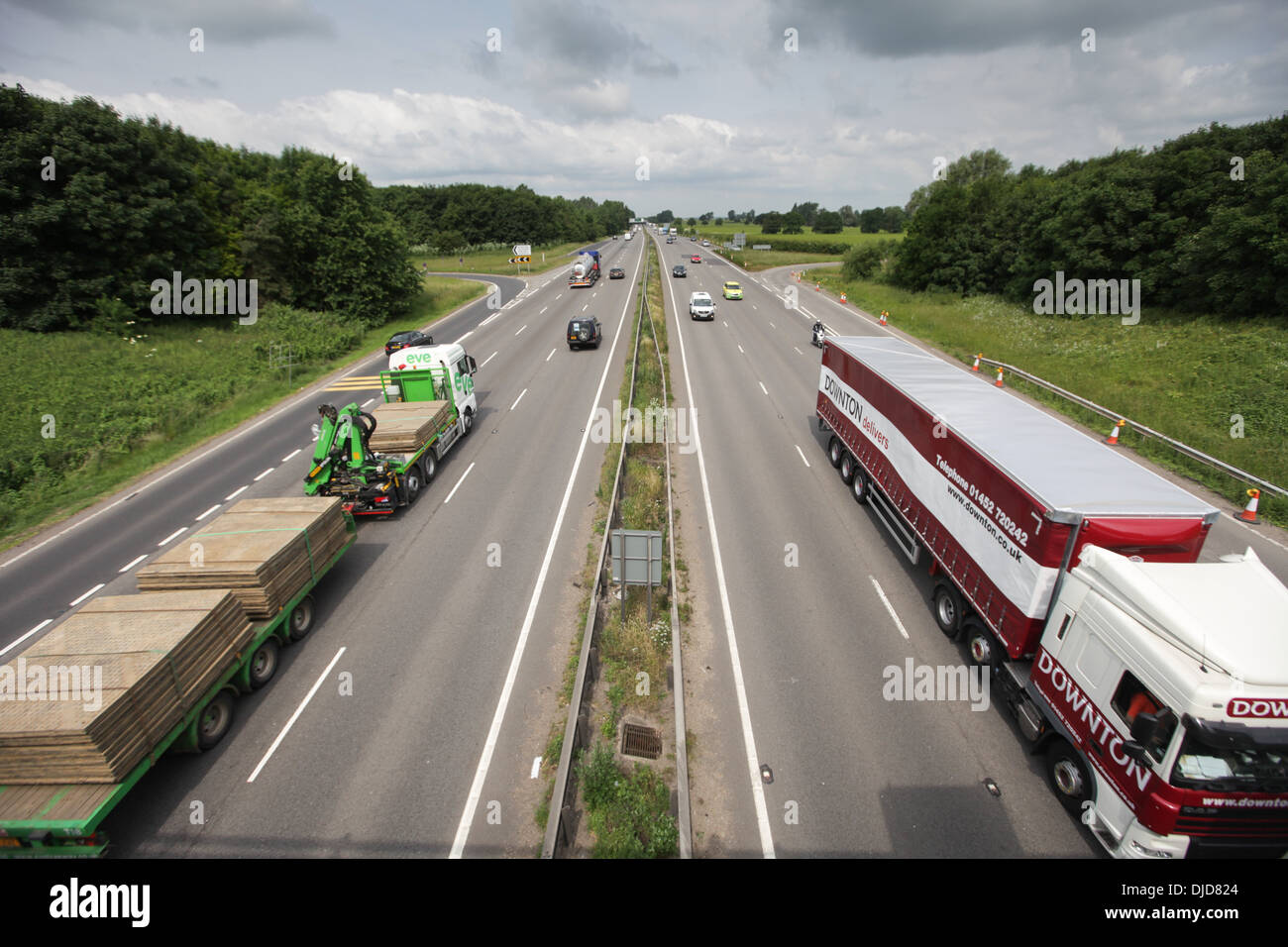 Busy a14 dual carriageway hi-res stock photography and images - Alamy