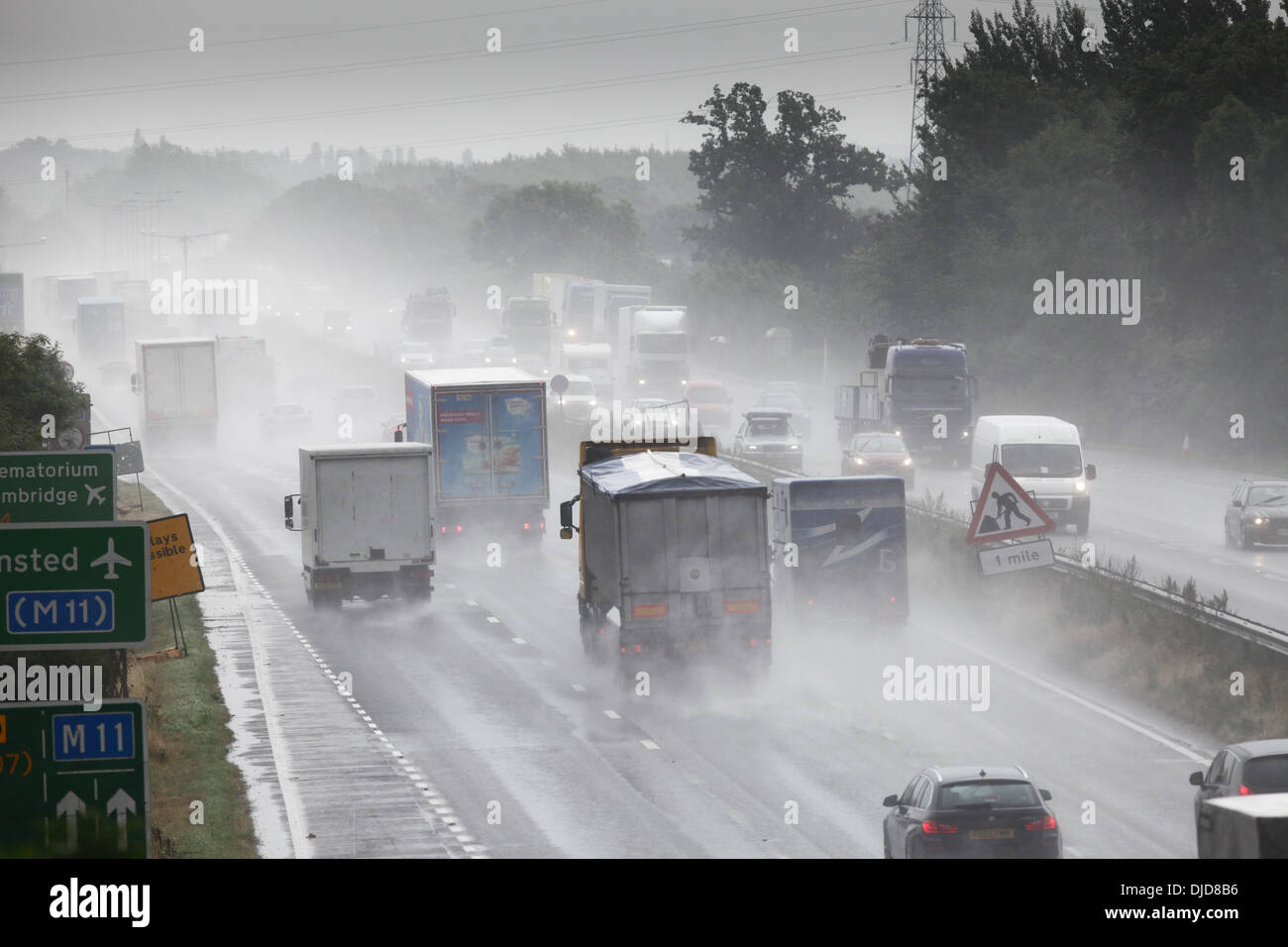 Busy a14 dual carriageway hi-res stock photography and images - Alamy