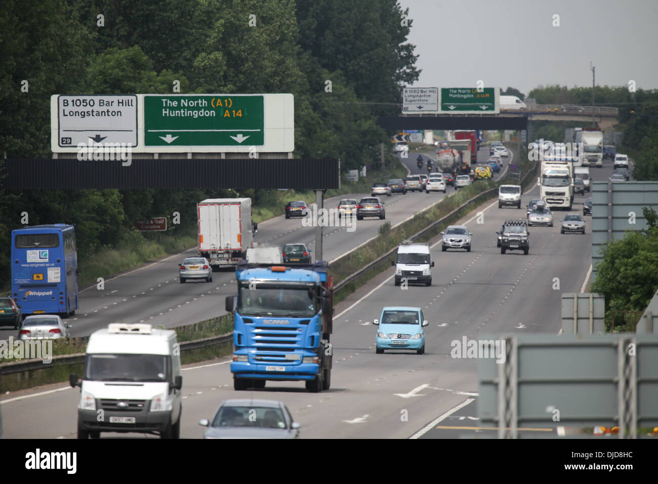 Busy a14 dual carriageway hi-res stock photography and images - Alamy