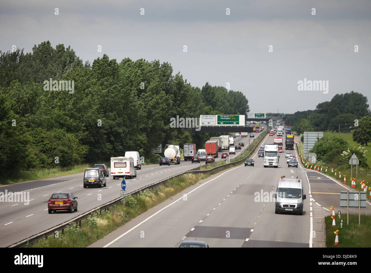 Busy a14 dual carriageway hi-res stock photography and images - Alamy