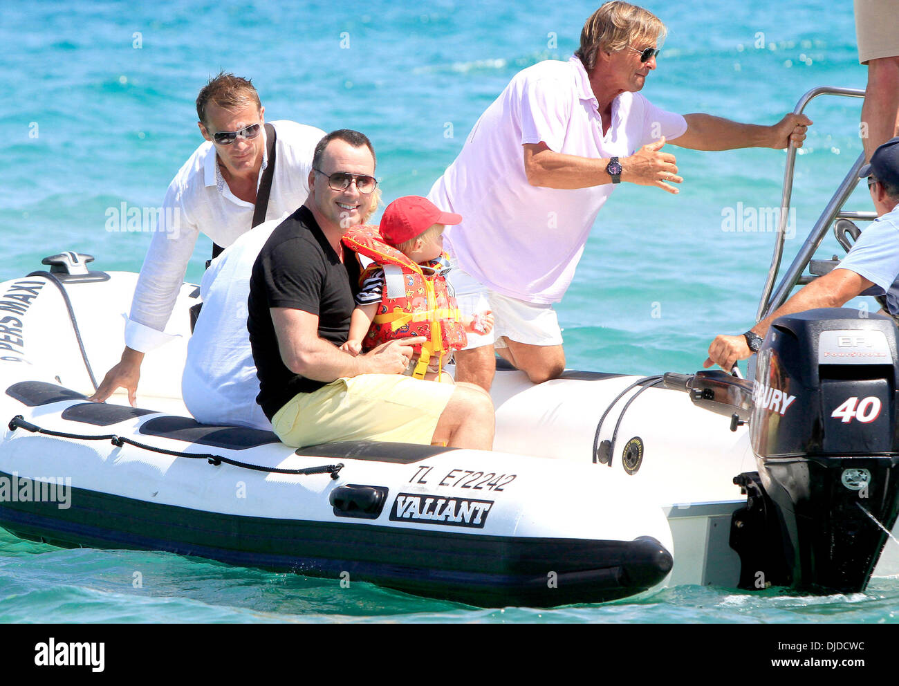 David Furnish and son Zachary Jackson Levon Furnish-John leaving Club