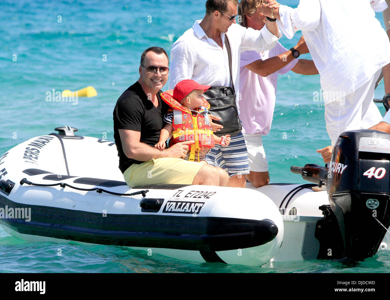 David Furnish and son Zachary Jackson Levon Furnish-John leaving Club