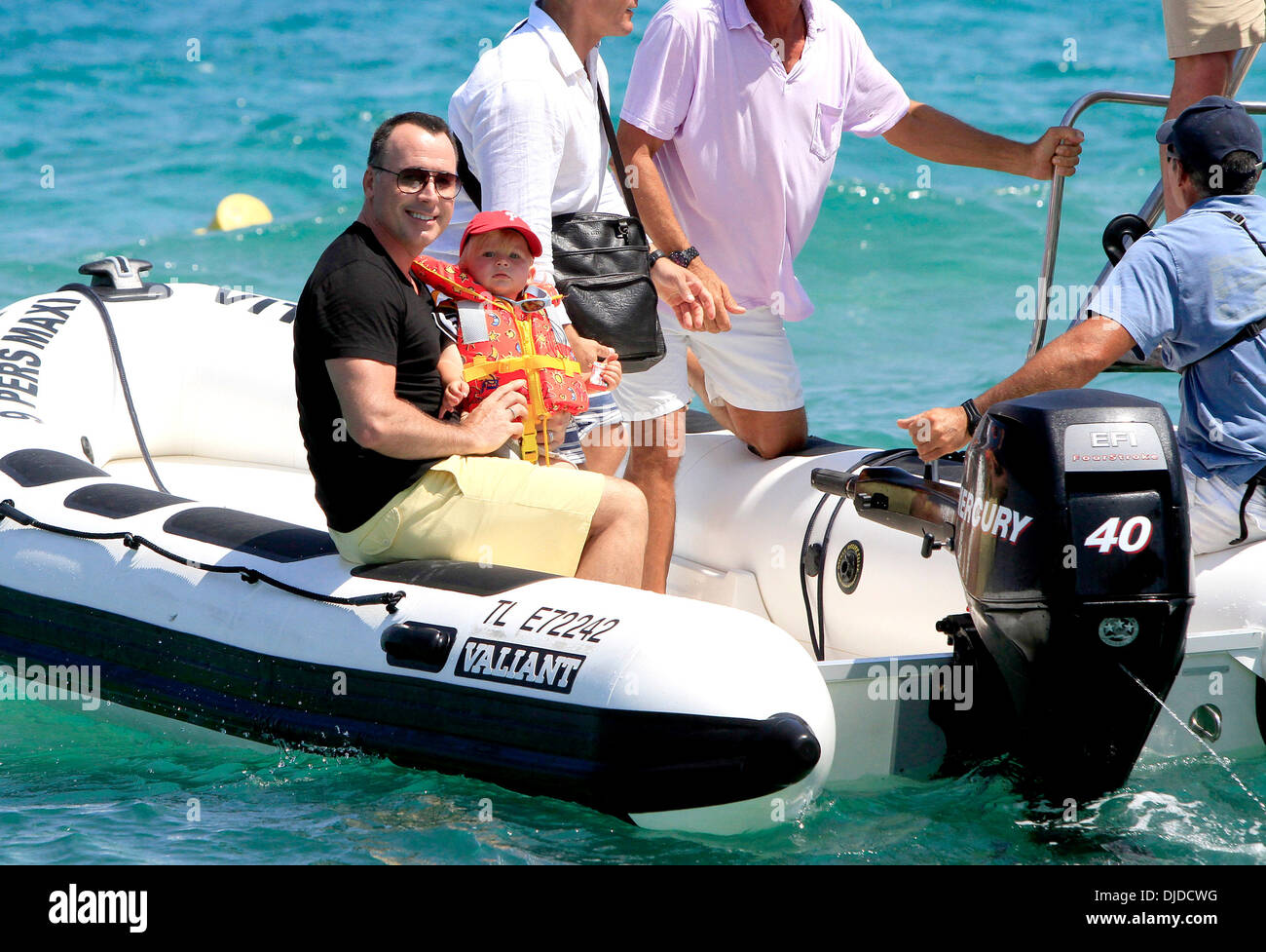 David Furnish and son Zachary Jackson Levon Furnish-John leaving Club