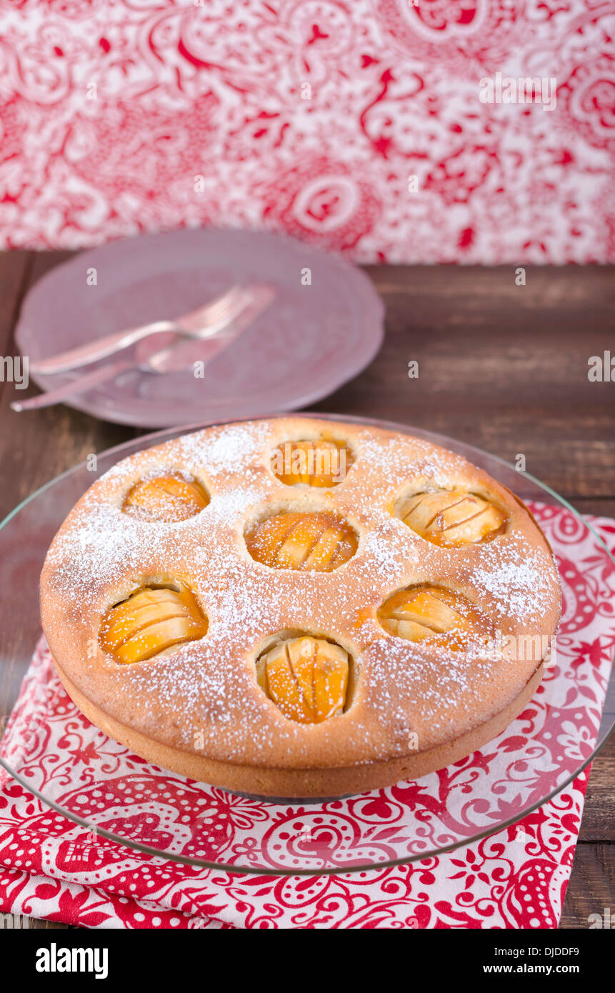 Homemade apple cake Stock Photo - Alamy