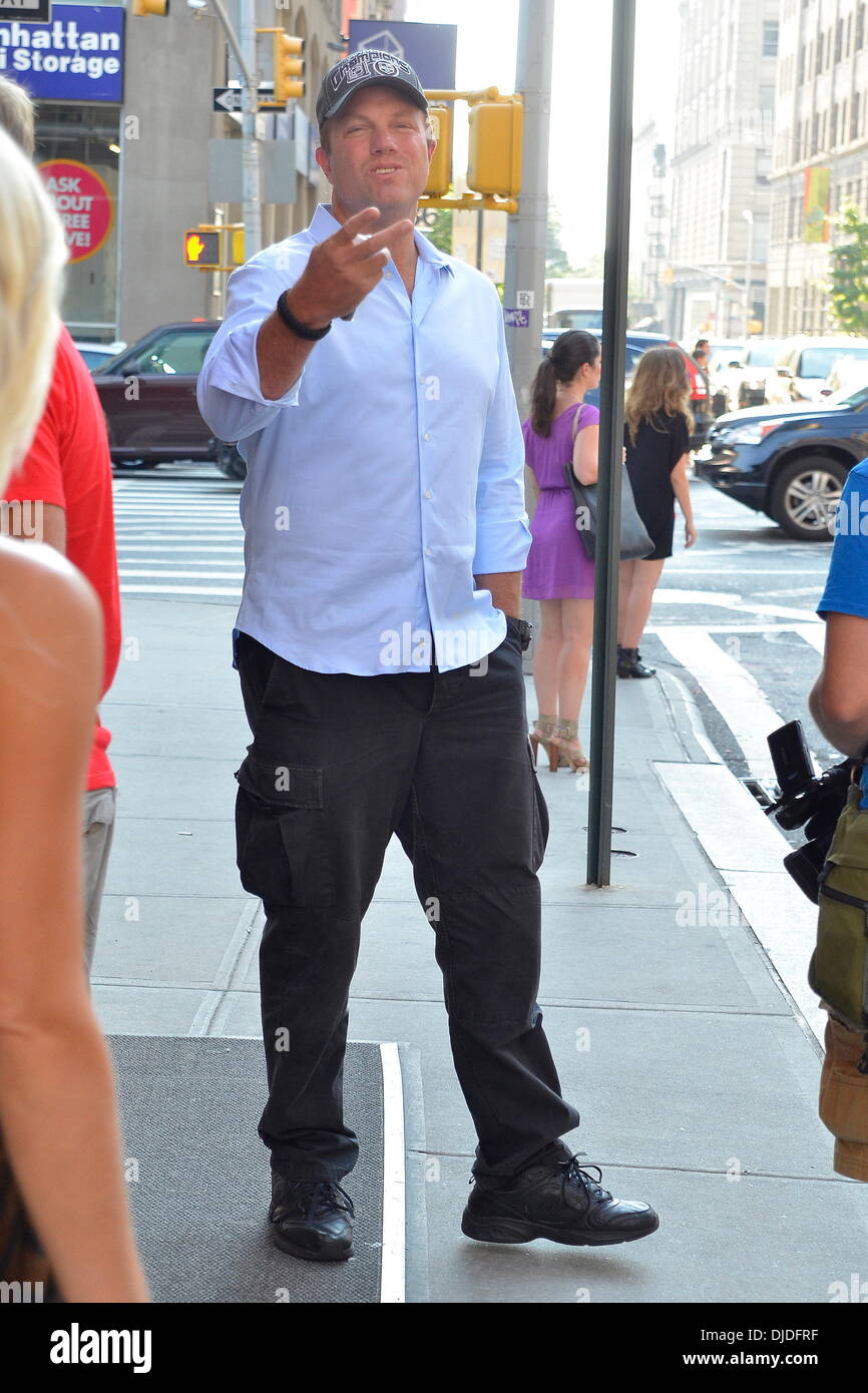 Adam Baldwin seen outside the Trump SoHo hotel New York City, USA- 02.08.12  Stock Photo - Alamy