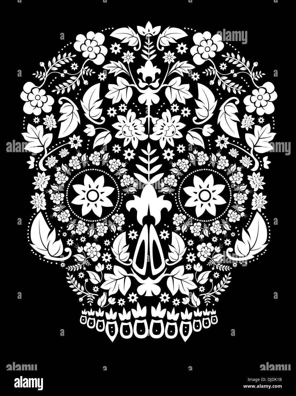 day of the dead skull Stock Vector Image Art Alamy