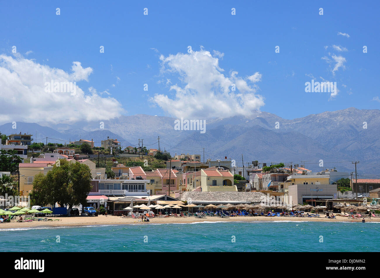 Town of Marathie, Souda Bay, Crete, Greece Stock Photo 62996558 Alamy