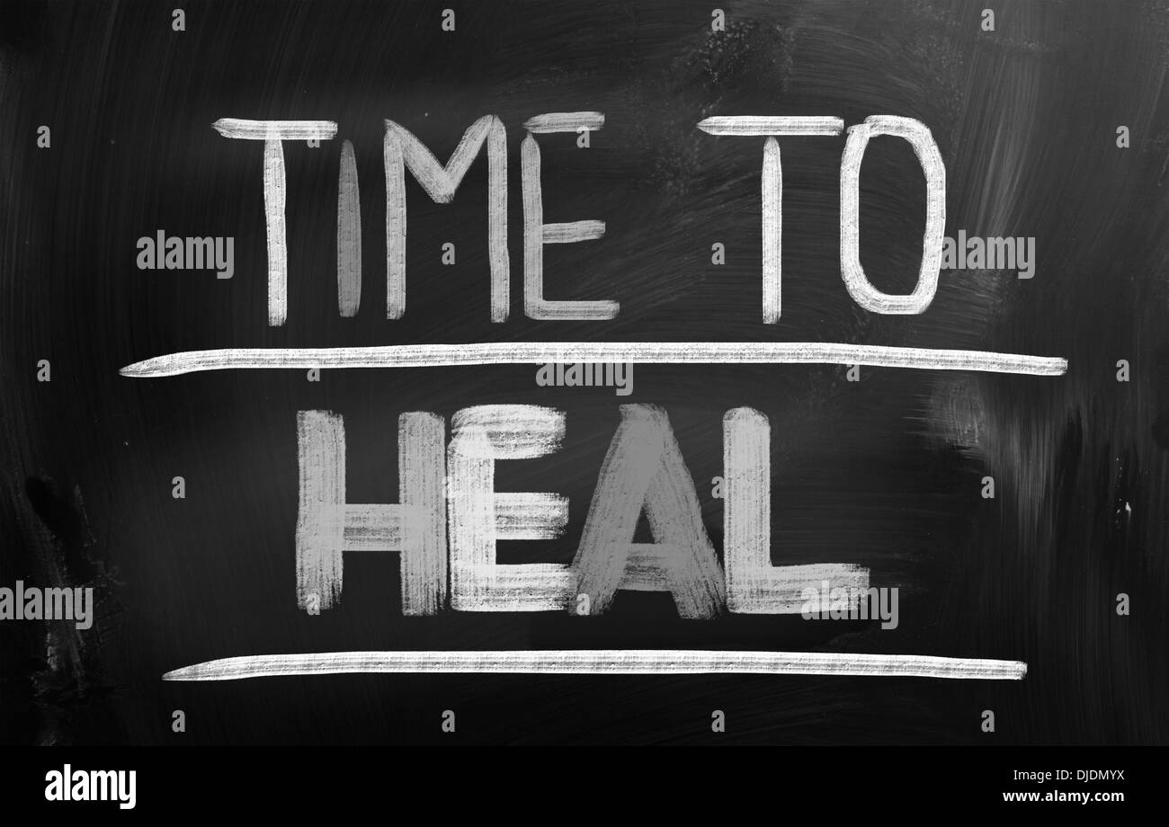 Time To Heal Concept Stock Photo Alamy