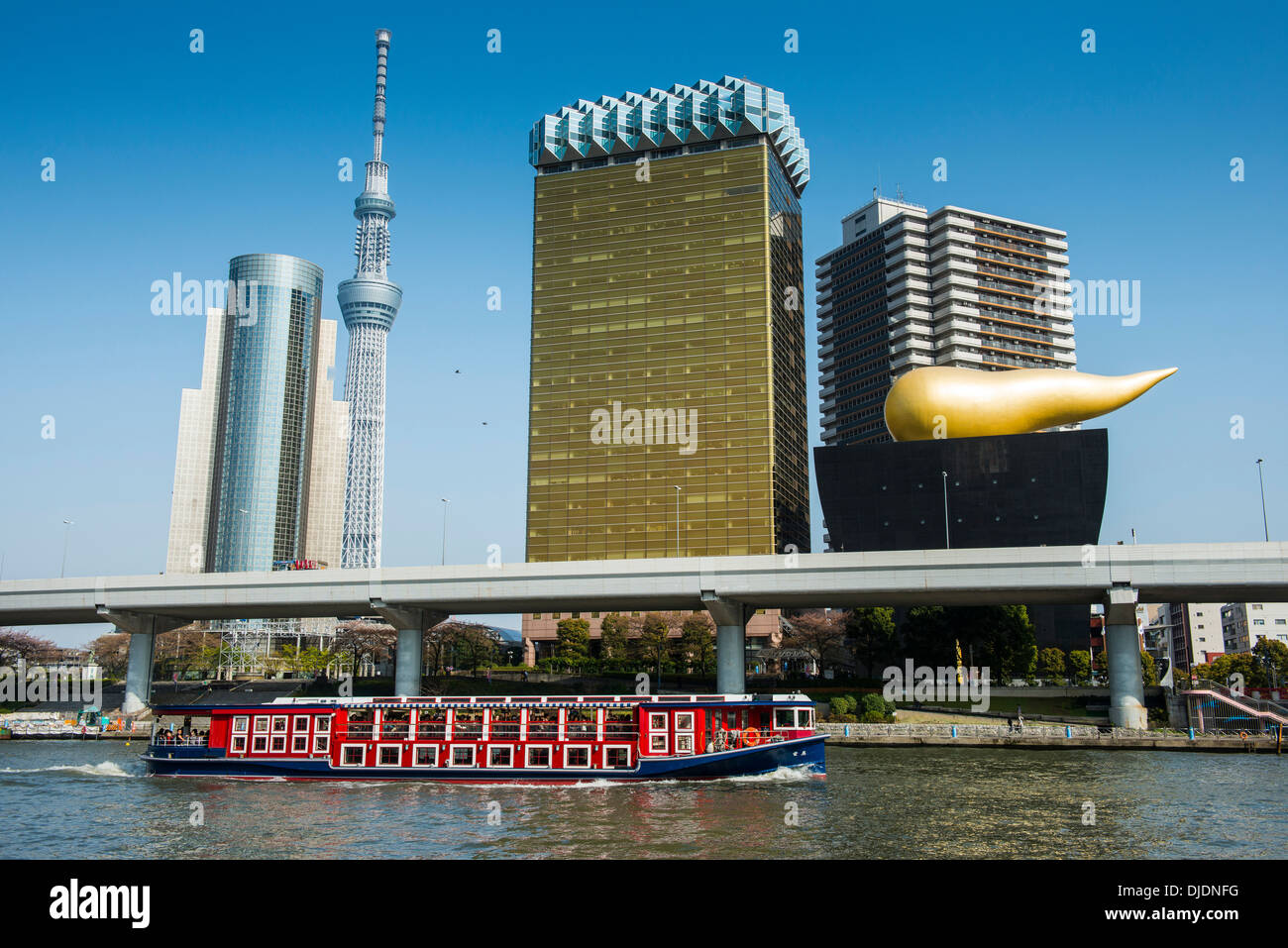 Modern architecture in the Asakusa, Tokyo, Japan Stock Photo