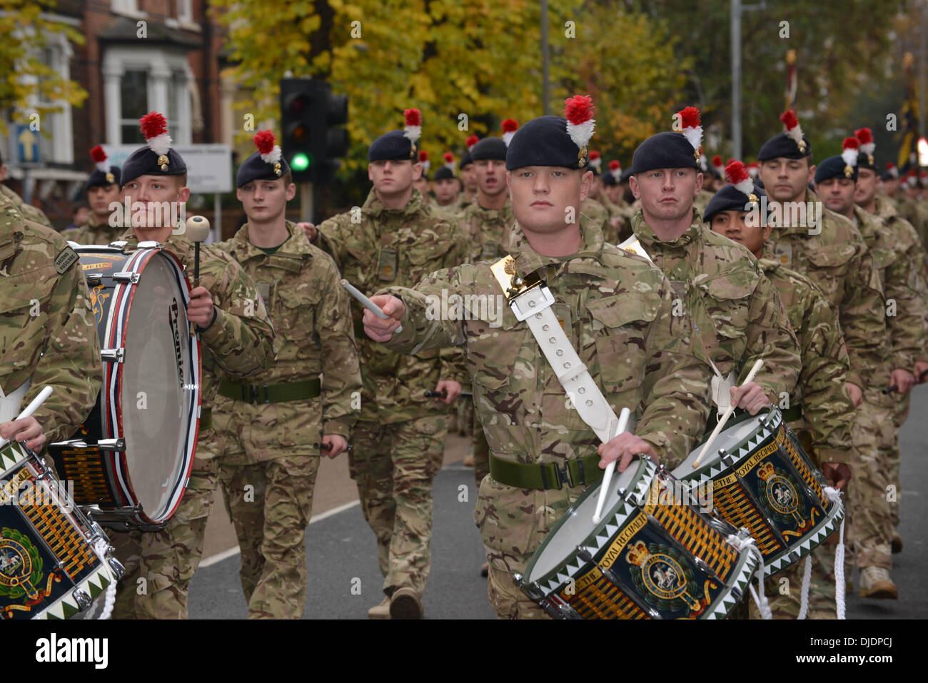 Soldiers from the 1st battalion the royal regiment of fusiliers hi-res ...