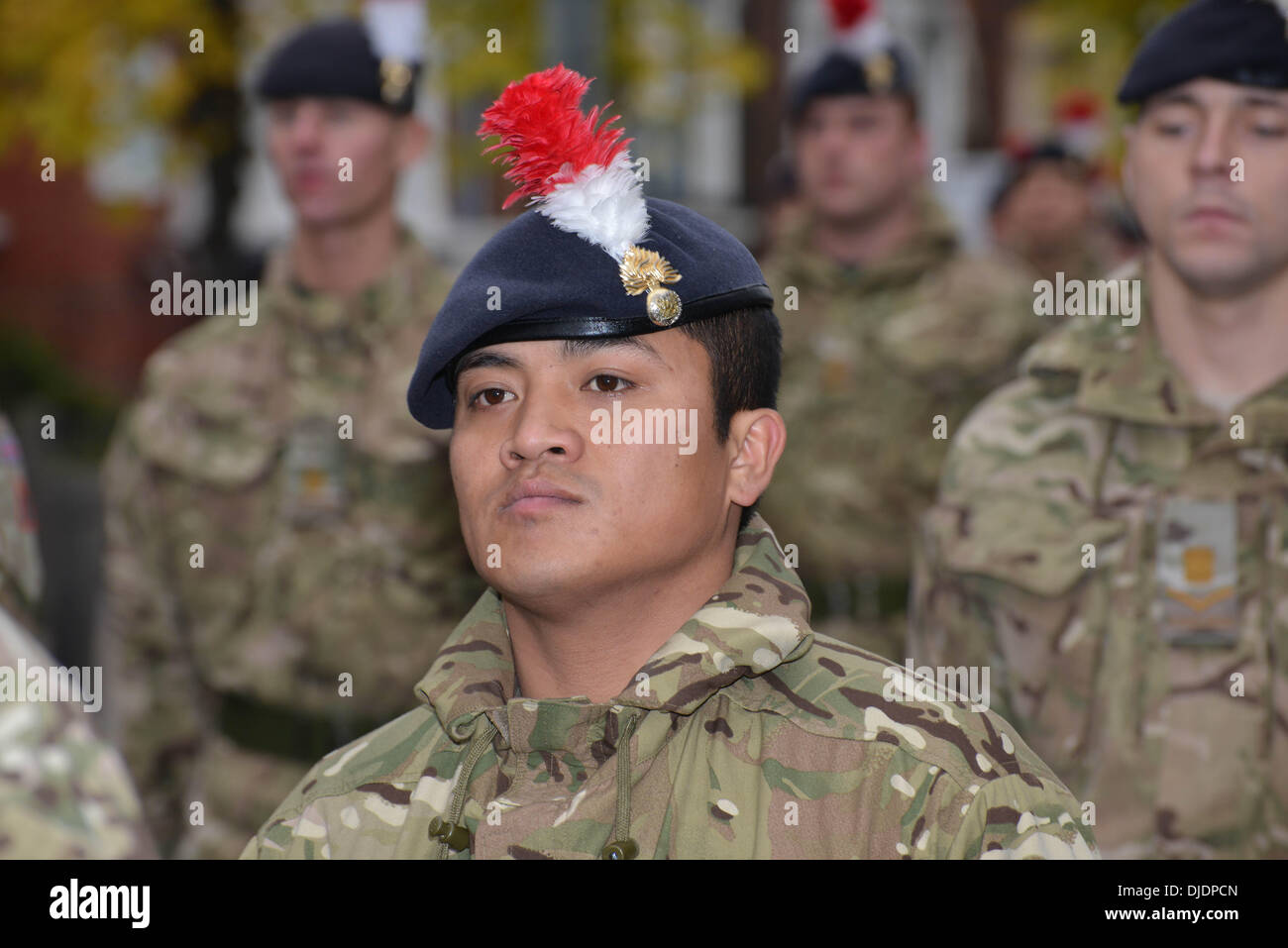 Soldiers from the 1st battalion the royal regiment of fusiliers hi-res ...