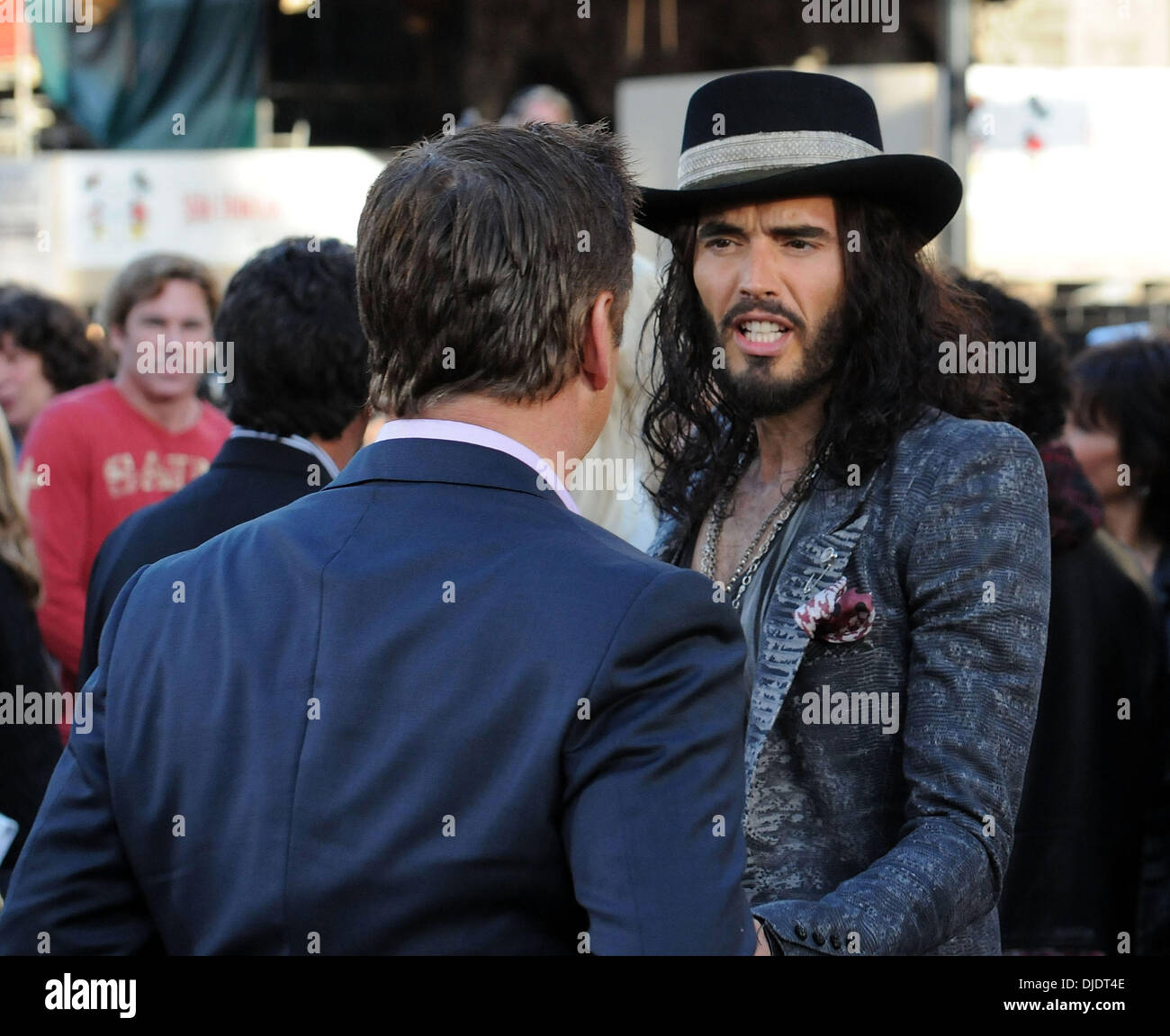Alec Baldwin And Russell Brand Premiere Of Warner Bros Pictures