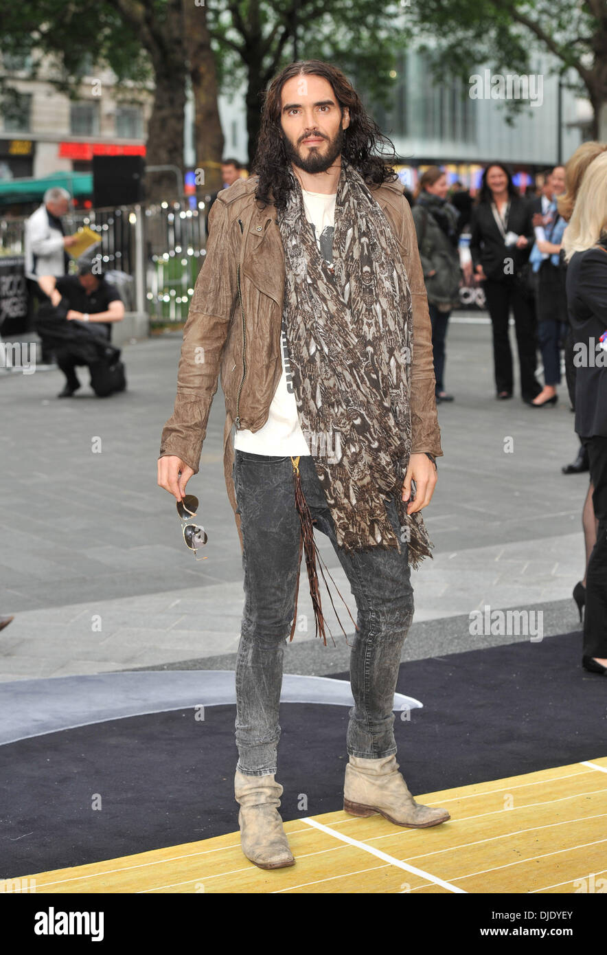 Russell Brand Rock of Ages - UK film premiere held at the Odeon ...