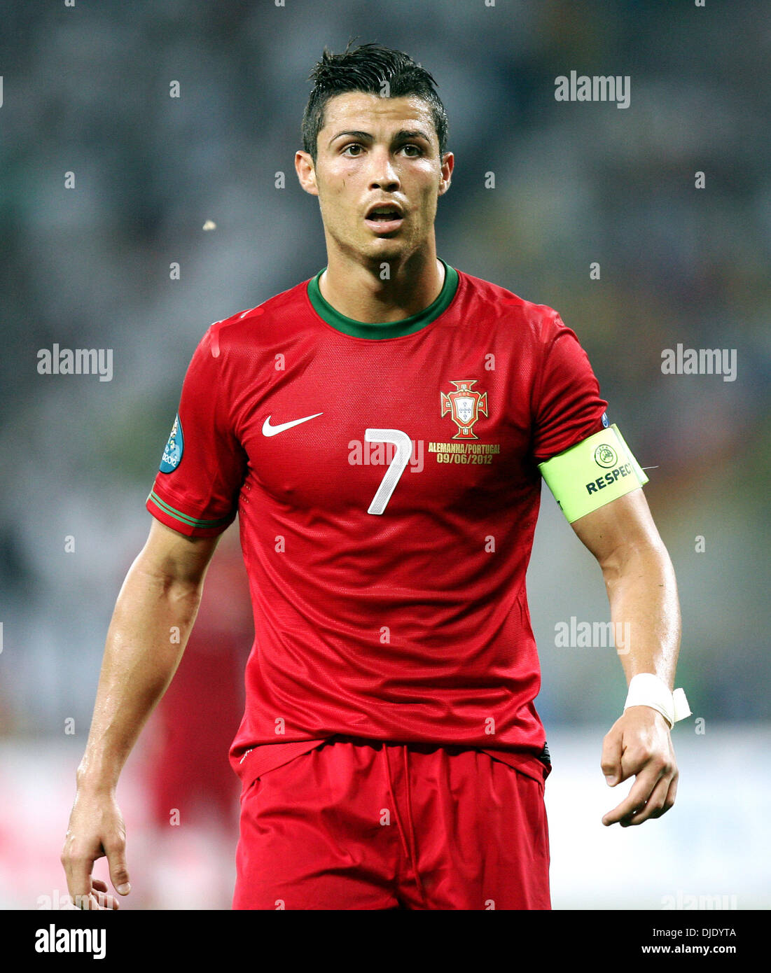 Cristiano Ronaldo Uefa Euro 2012 Germany 1 0 Portugal Group B Match Held At Lviv Arena Lviv Ukraine 09 06 12 Stock Photo Alamy