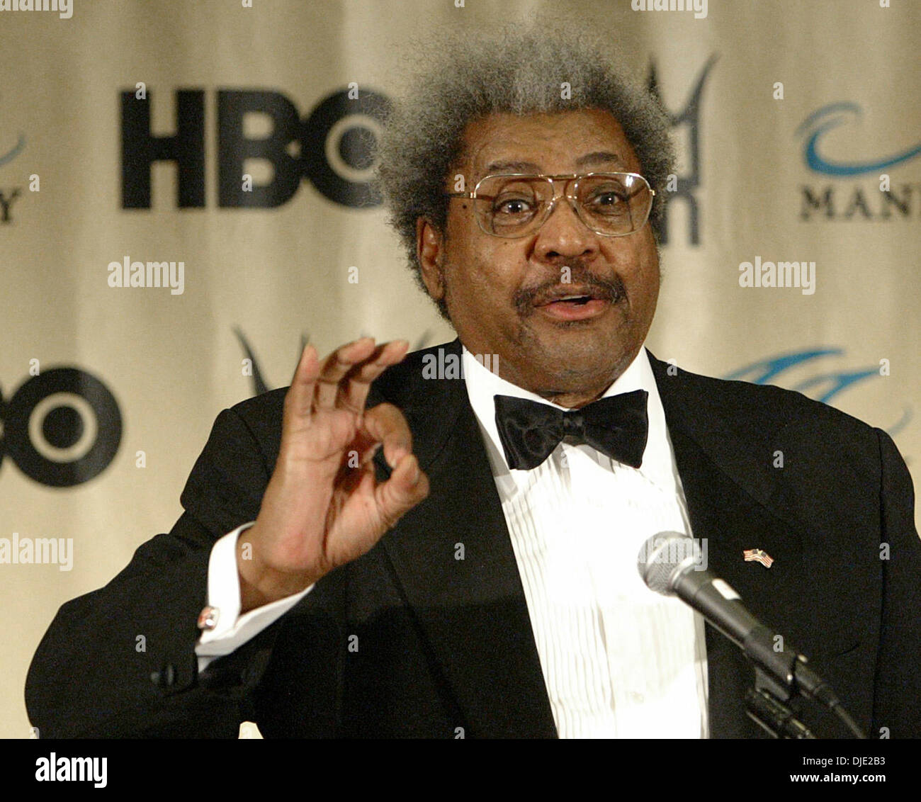 Mar 03, 2004; Los Angeles, CA, USA; Boxing promoter DON KING at a news 