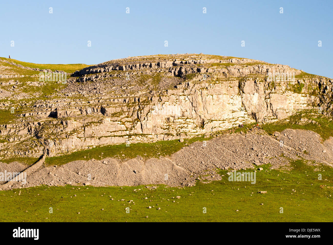 Robin Proctors Scar, a limestone cliff between Clapham and Austwick in the Yorkshire, Dales, UK. Stock Photo