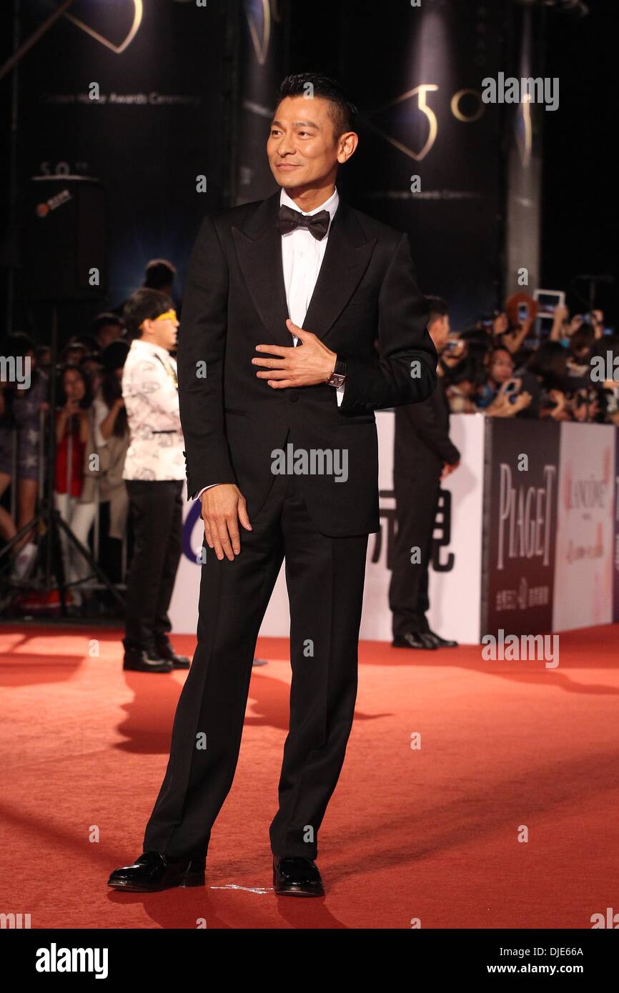 Taipei, China. 23rd Nov, 2013. Andy Lau arrives at the
