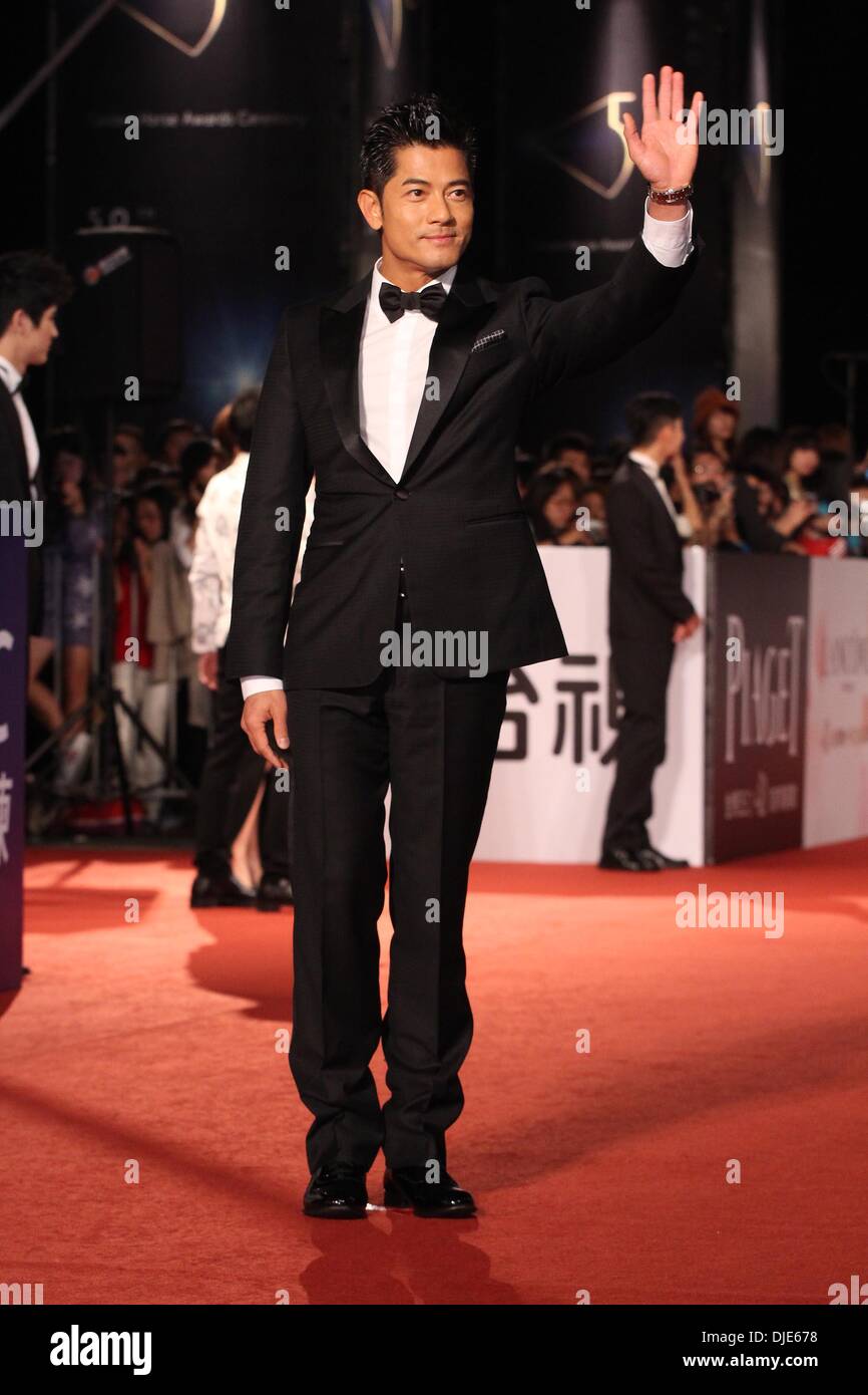 Taipei, China. 23rd Nov, 2013. Aaron Kwok arrives at the redcarpet of 50th Golden Horse Awards in Taipei, China on Saturday November 23, 2013. © TopPhoto/Alamy Live News Stock Photo