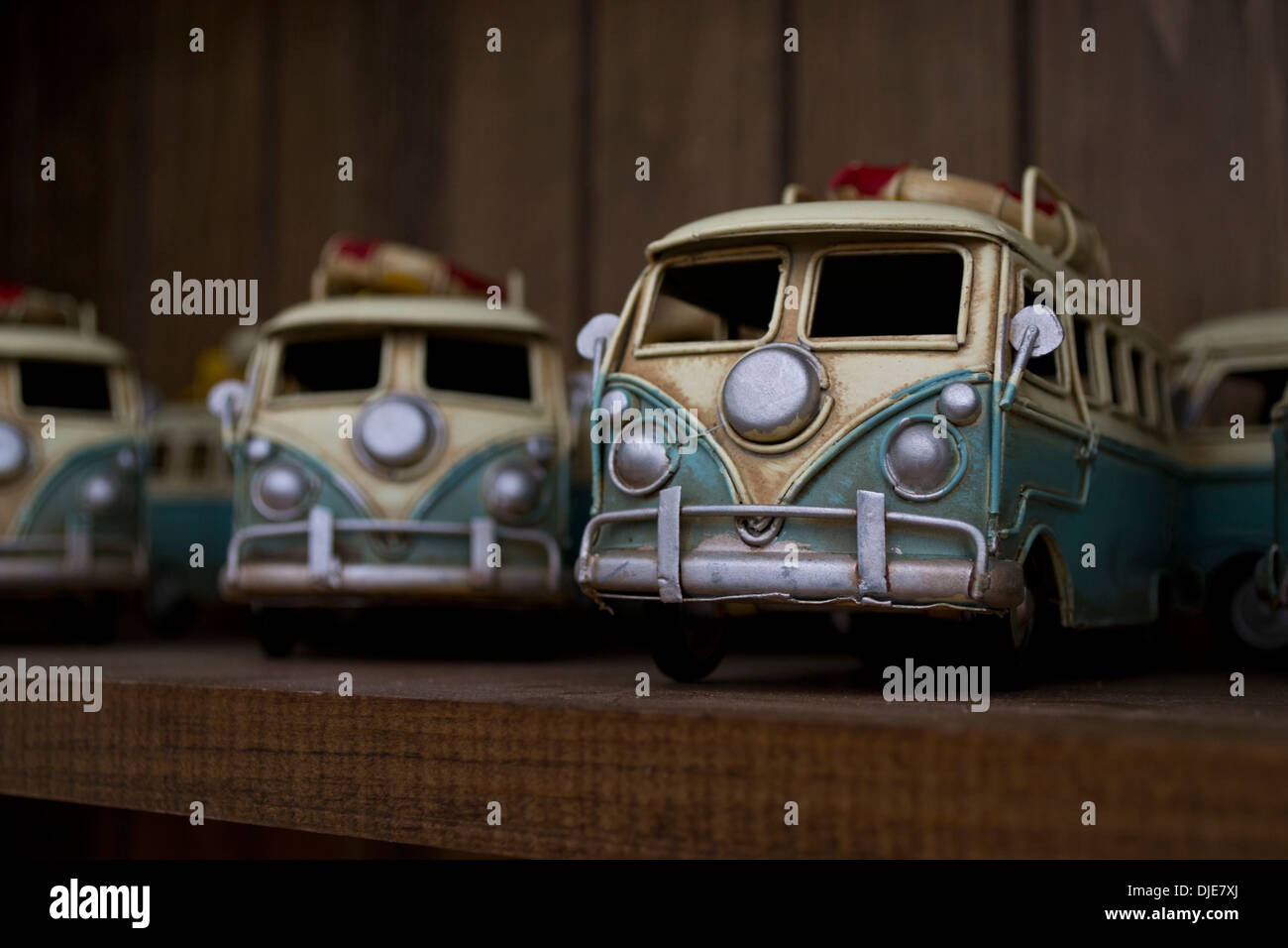 VW bus toy car Stock Photo Alamy