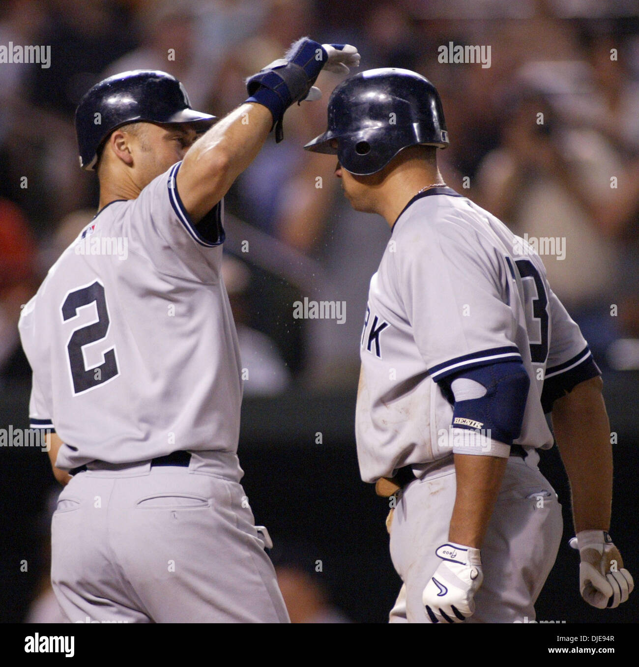 Derek jeter august 2010 hi-res stock photography and images - Alamy