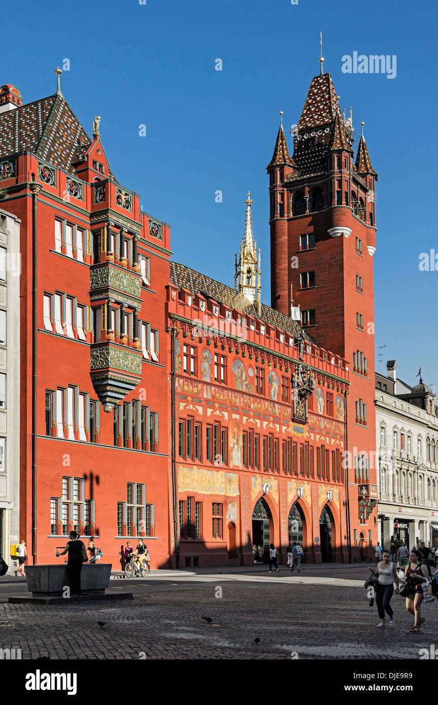 City Hall Basel, Switzerland Stock Photo Alamy