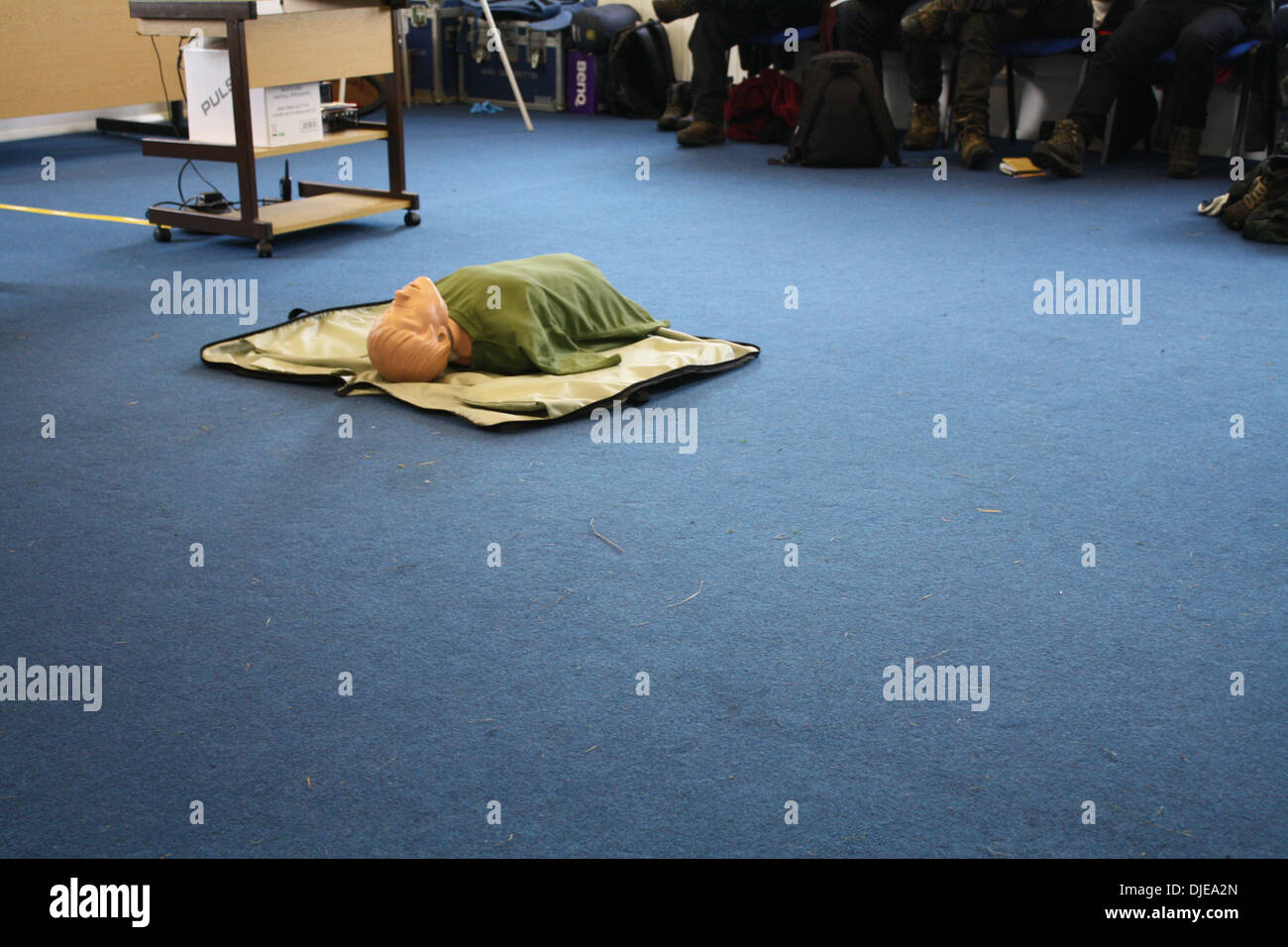 First Aid Course, CPR Training Stock Photo