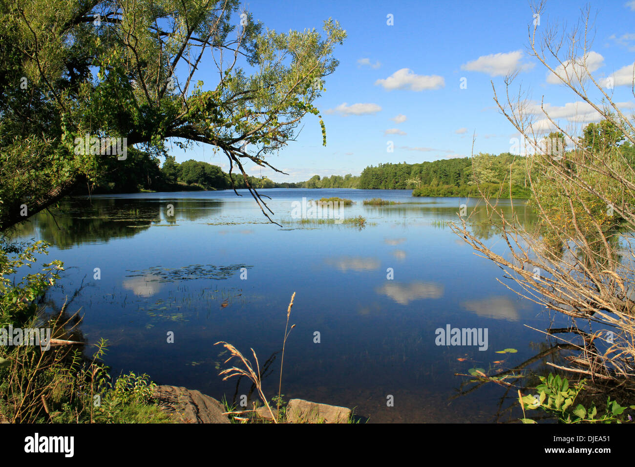 Lake in Upstate New York Stock Photo Alamy
