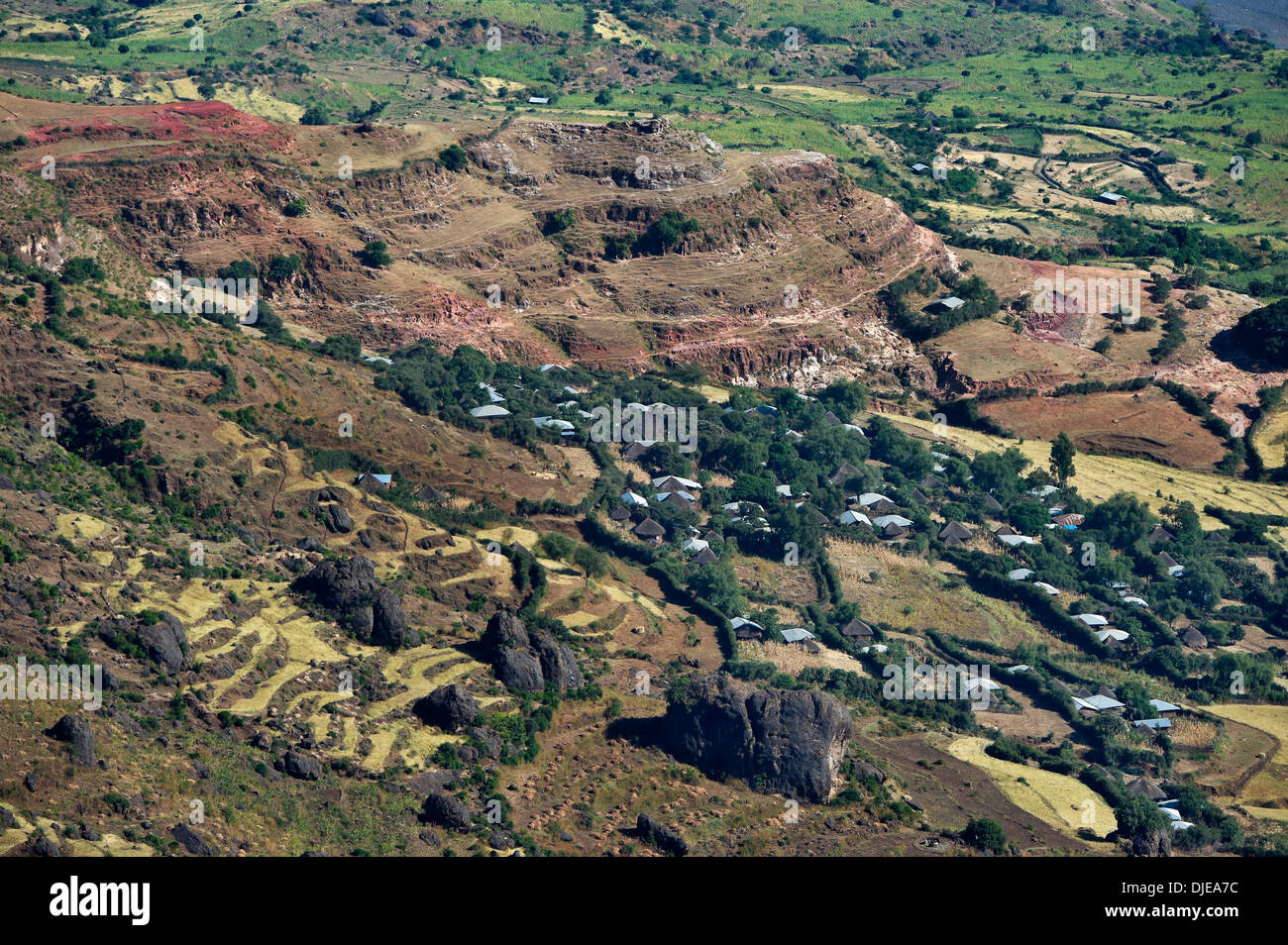 Country landscape in the Ethiopian Rift valley Stock Photo - Alamy