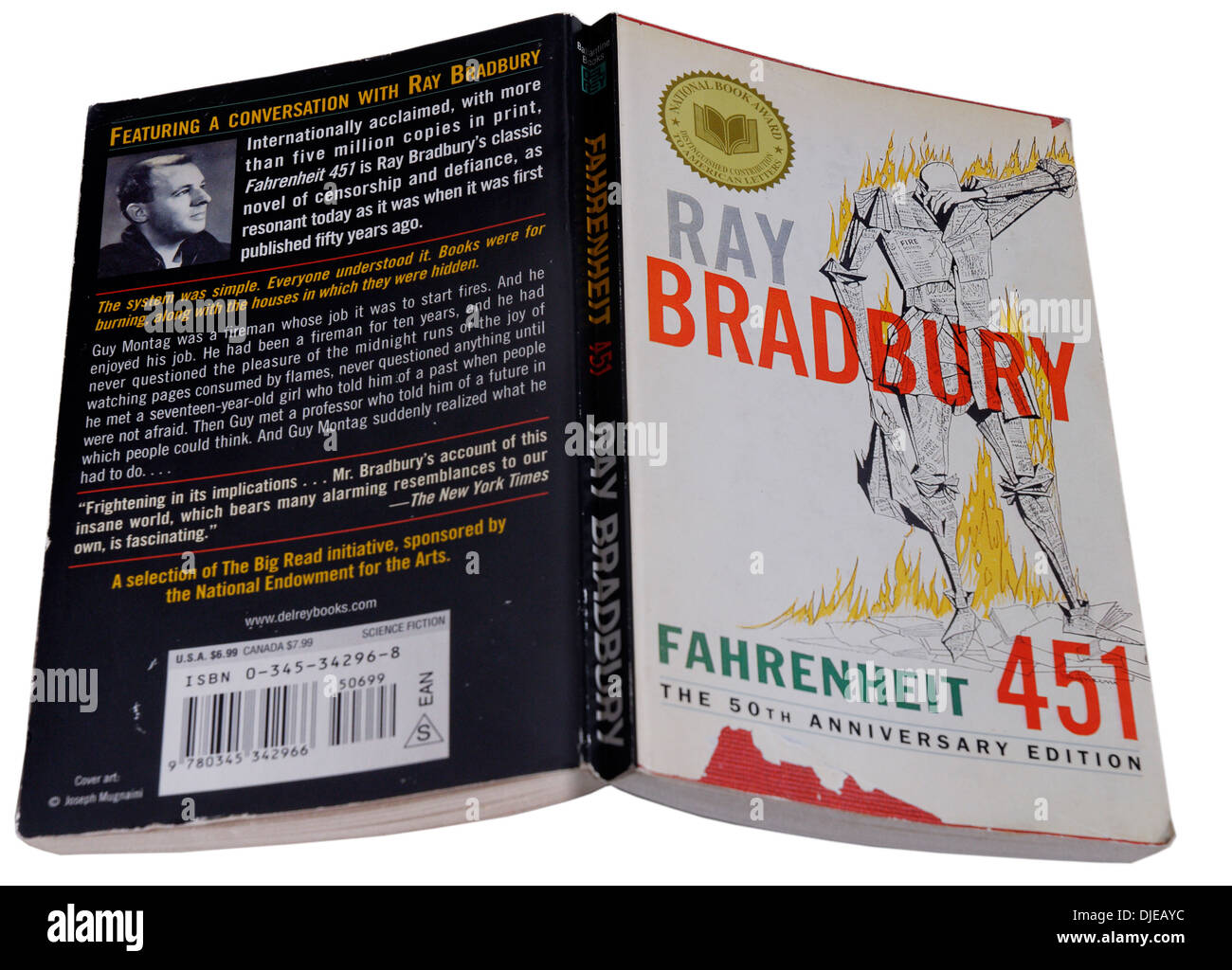 Fahrenheit 451 by Ray Bradbury Stock Photo
