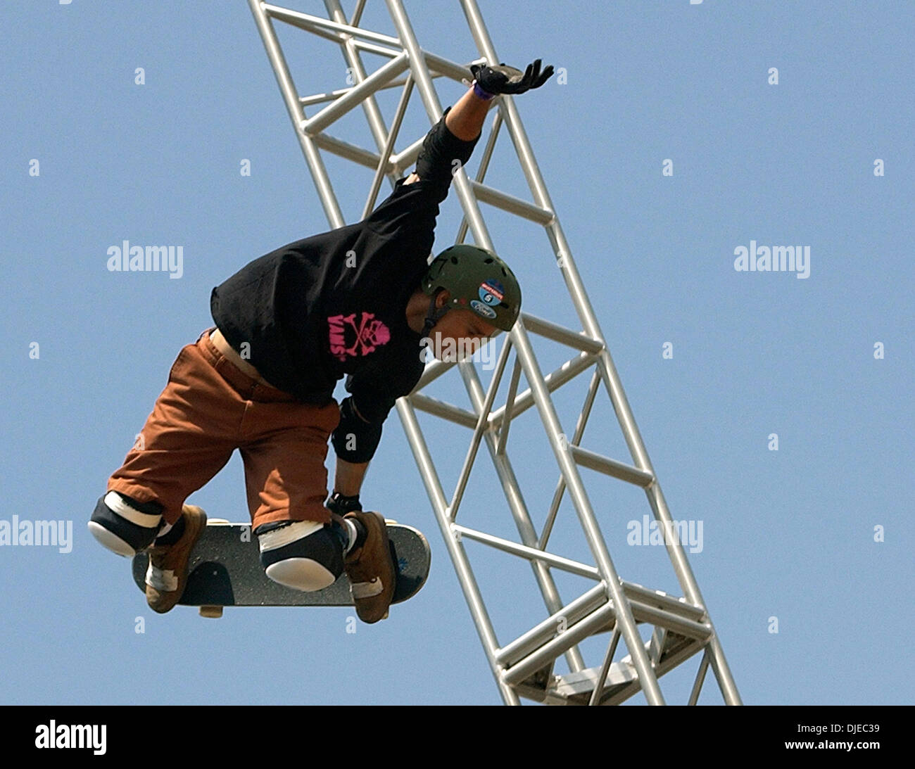 Hassan Ramp August 5, 2004; Los Angeles, CA, USA; Pro Skateboarder OMAR HASSAN ...