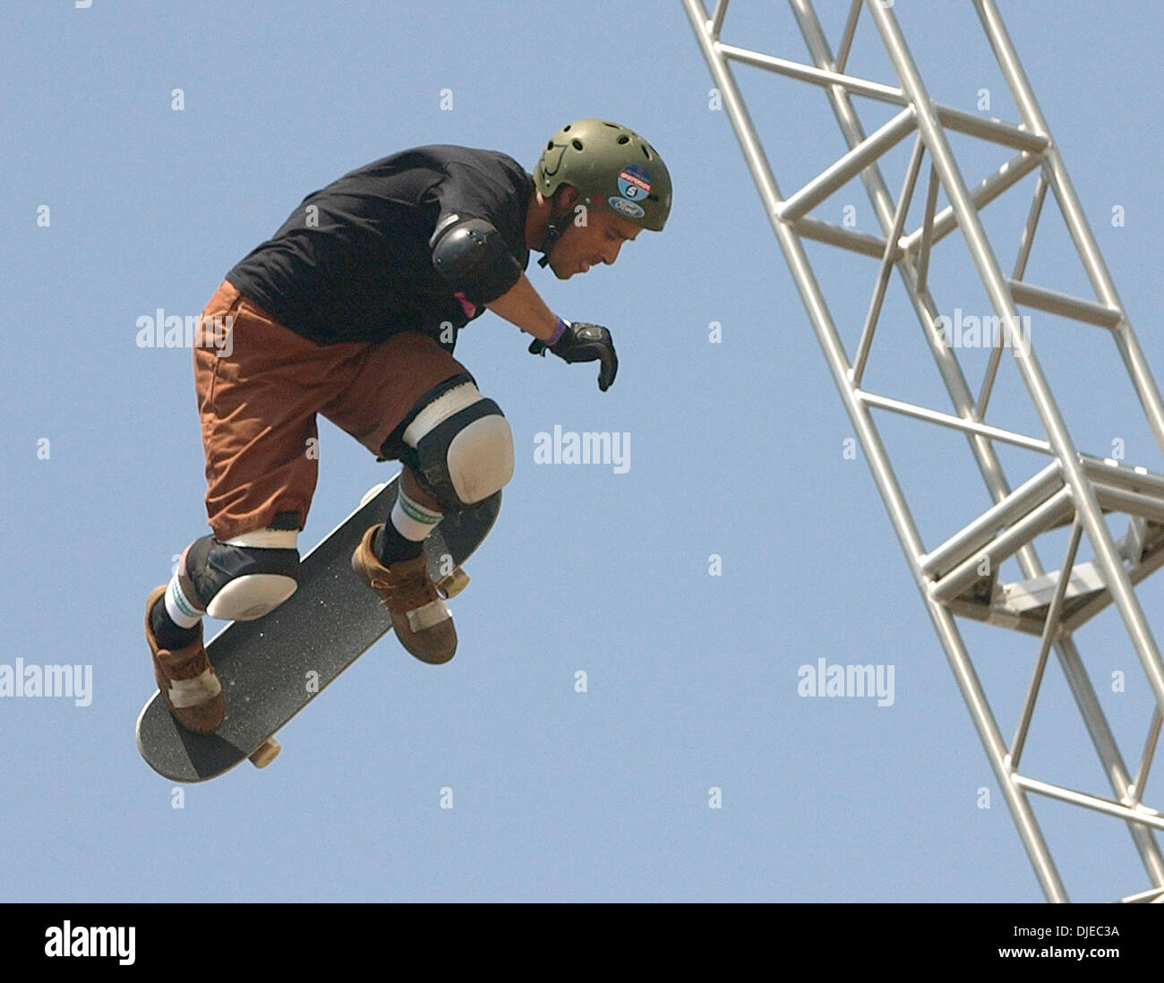 Hassan Ramp August 5, 2004; Los Angeles, CA, USA; Pro Skateboarder OMAR HASSAN ...