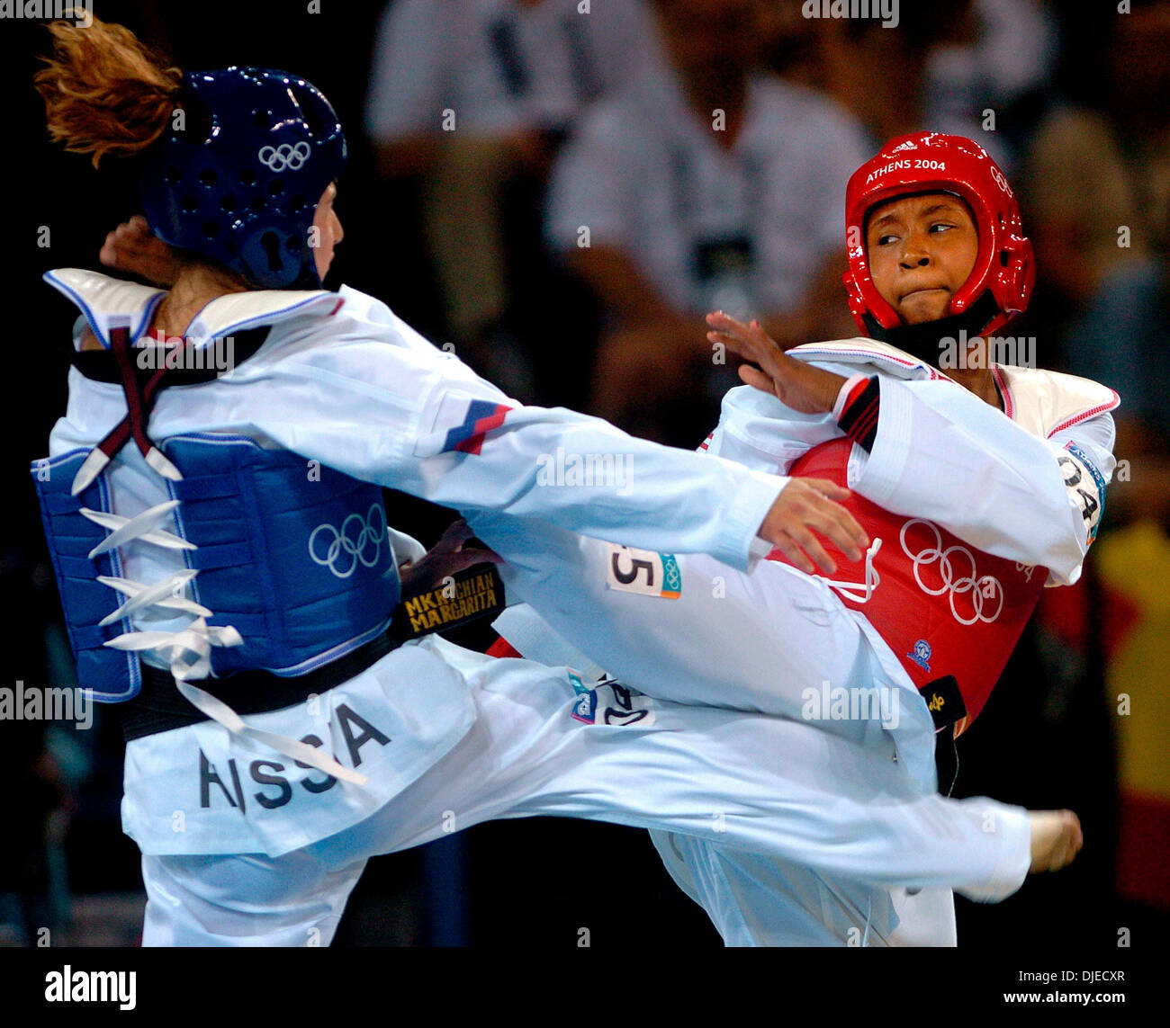 Aug 26, 2004; Athens, GREECE; U.S. Olympic taekwondo athlete Nia