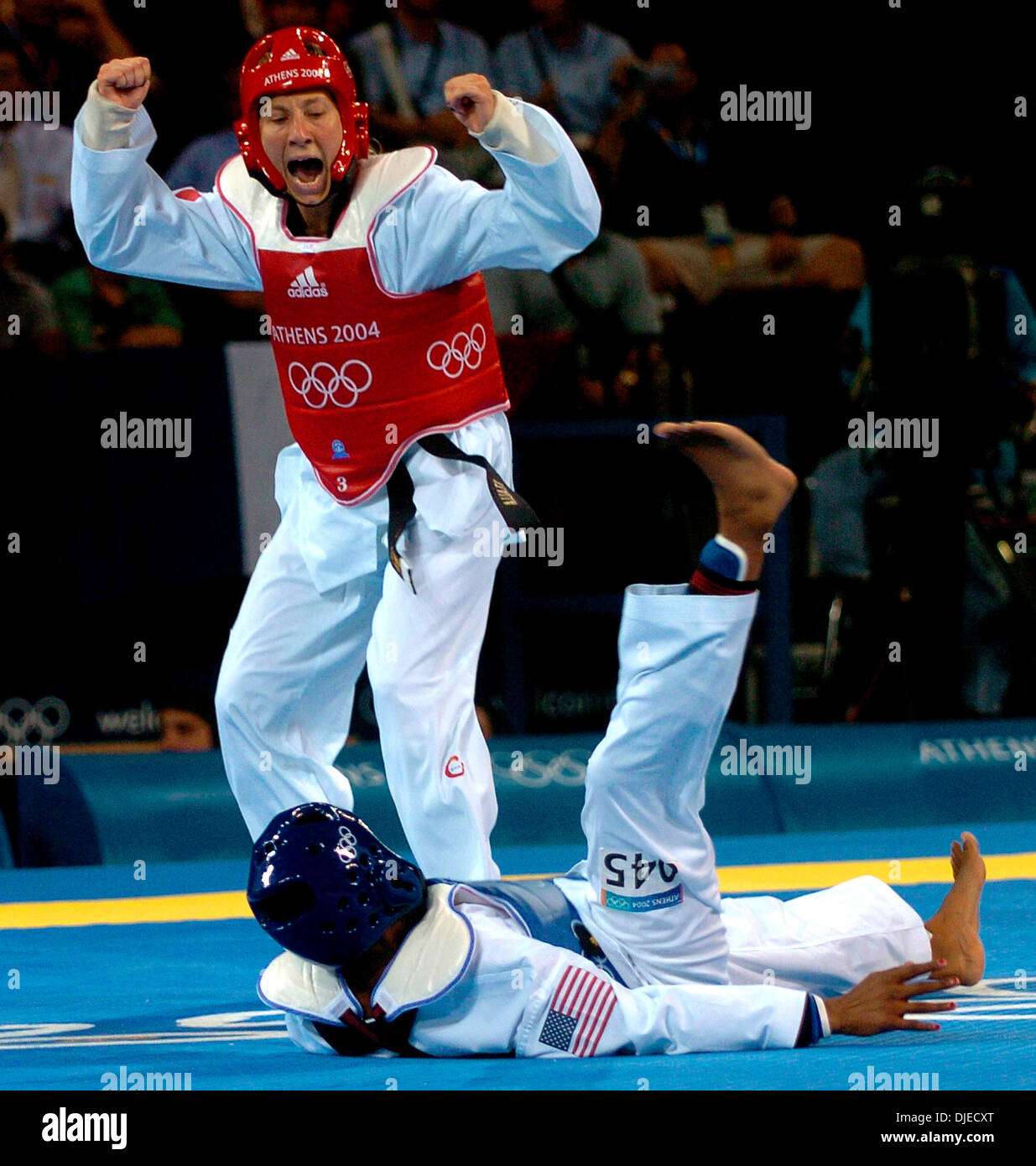Aug 26, 2004; Athens, GREECE; U.S. Olympic taekwondo athlete Nia