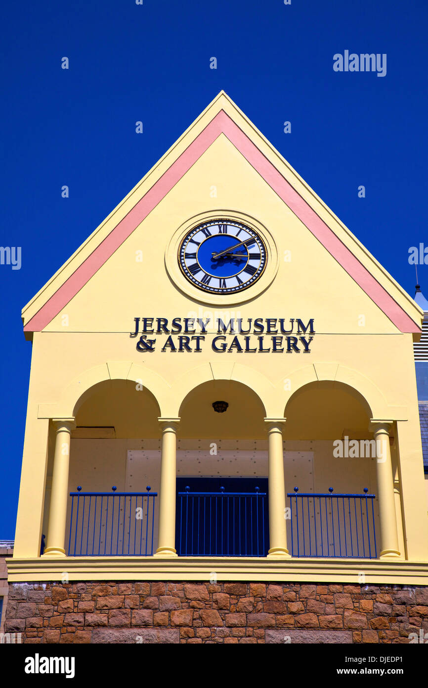 Jersey Museum and Art Gallery, St. Helier, Jersey, Channel Islands Stock  Photo - Alamy
