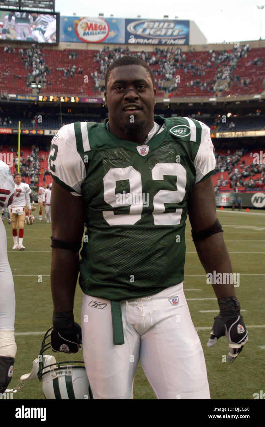 Oct 17, 2004; New York, NY, USA; NFL Football: NY Jets vs San Francisco 49  ERS at Giant Stadium in New York. Jets won the game 22-14 Stock Photo -  Alamy