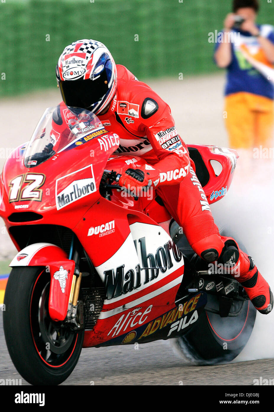 Oct 30 2004 Valencia Spain Australian Troy Bayliss Saved His