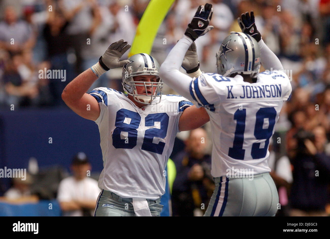 Oct 31, 2004; Irving, TX, USA; NFL Football: The Dallas Cowboys