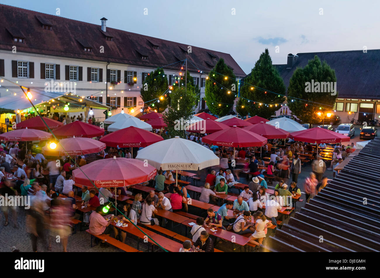 Vintage Festival in Hagnau, Lake Constance, Germany Stock Photo