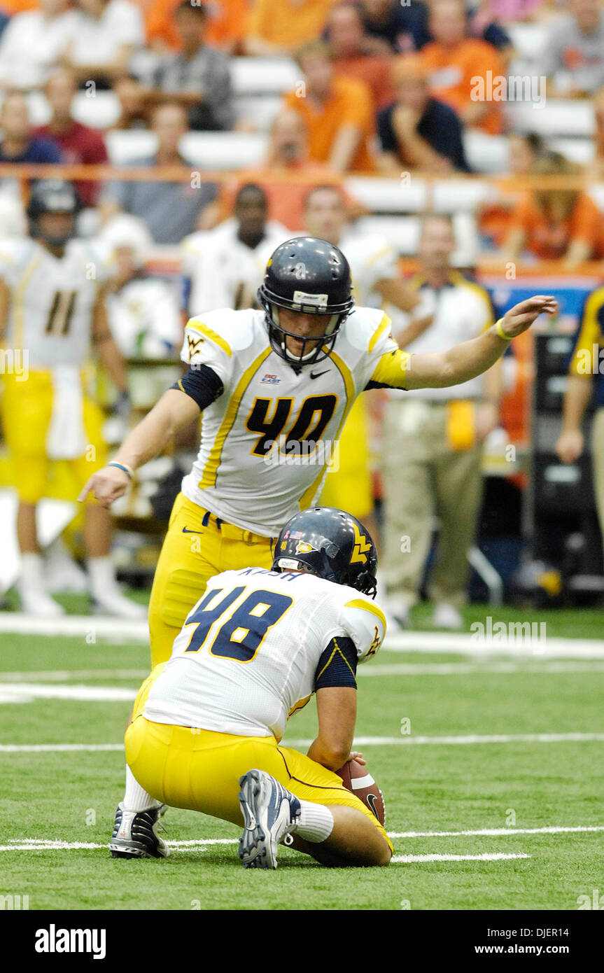 West virginia university kicker pat hires stock photography and images