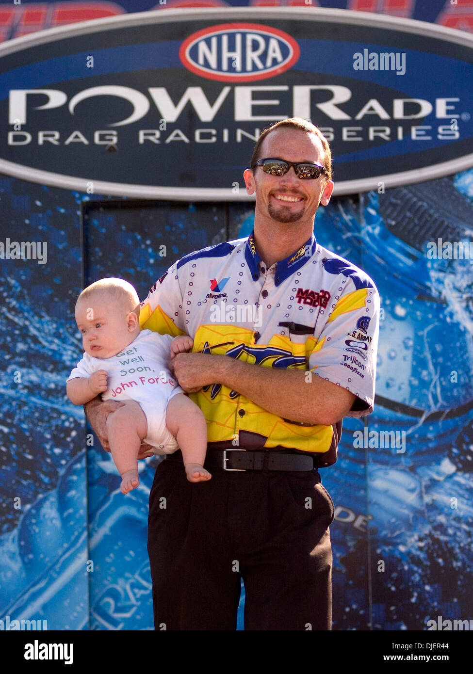 Oct 07, 2007 Dinwiddie, VA, USA JACK BECKMAN, NHRA Funny Car driver