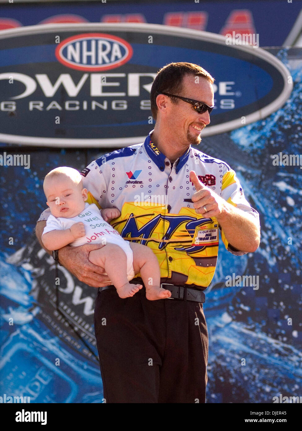 Oct 07, 2007 Dinwiddie, VA, USA JACK BECKMAN, NHRA Funny Car driver