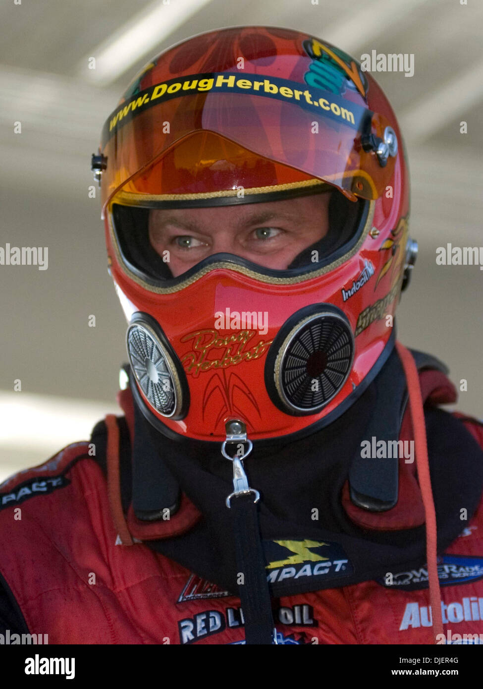 Oct 07, 2007 Dinwiddie, VA, USA DOUG HERBERT, NHRA Top Fuel driver