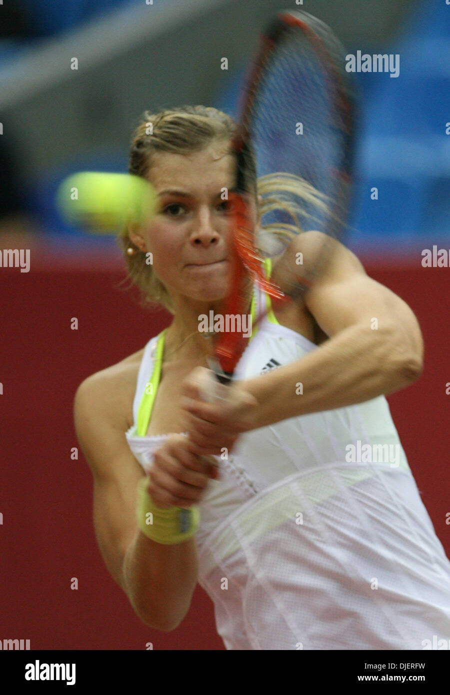 Oct 09, 2007 - Moscow, Russia - Russian tennis player MARIA KIRILENKO during the 2007 Kremlin Cup tennis tournament in Moscow. (Credit Image: © PhotoXpress/ZUMA Press) RESTRICTIONS: North and South America RIGHTS ONLY! Stock Photo