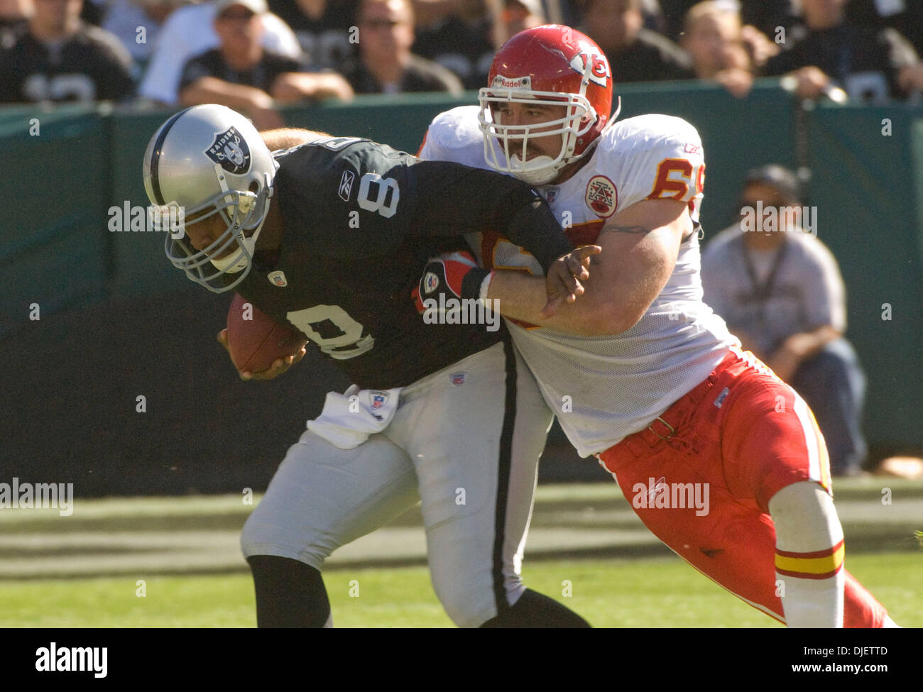 Oakland Raiders Quarterback Daunte Culpepper Stock Photos