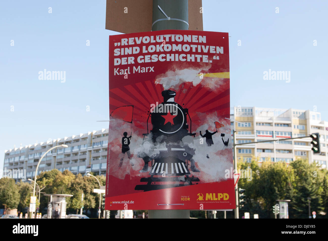 election poster in Berlin Stock Photo Alamy