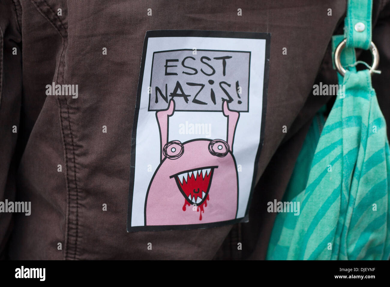 Eat Nazis! Stock Photo