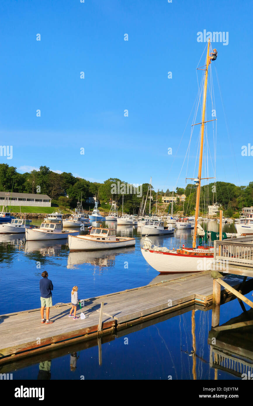 Perkins Cove, Ogunquit, Maine, USA Stock Photo Alamy
